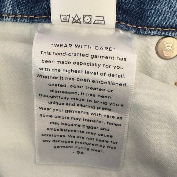 NWT Good American Good Classic Boot High Rise Denim Jeans Size 16 Indigo 412 - Picture 11 of 13